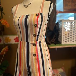Striped romper
